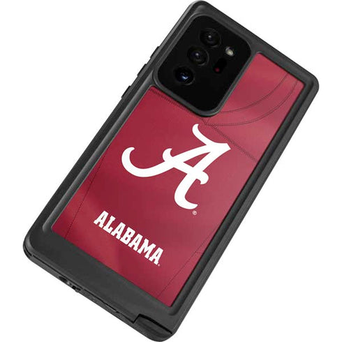 University of Alabama Maroon Jersey Galaxy Note20 Ultra 5G Waterproof Case